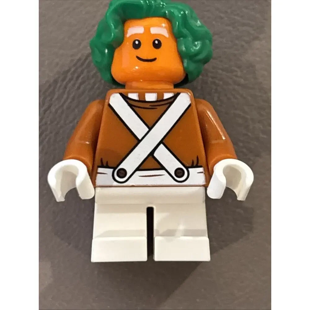 Lego Oompa Loompa Male Minifigure #idea250 Set #21360 Willy Wonka Brand New